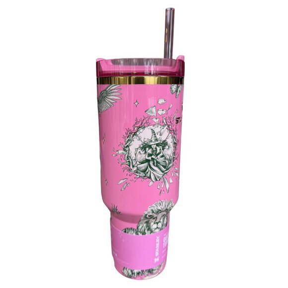 Wicked 40oz Stanley Quencher Tumbler Ozian Reprise Pink NWT - Picture 3 of 9